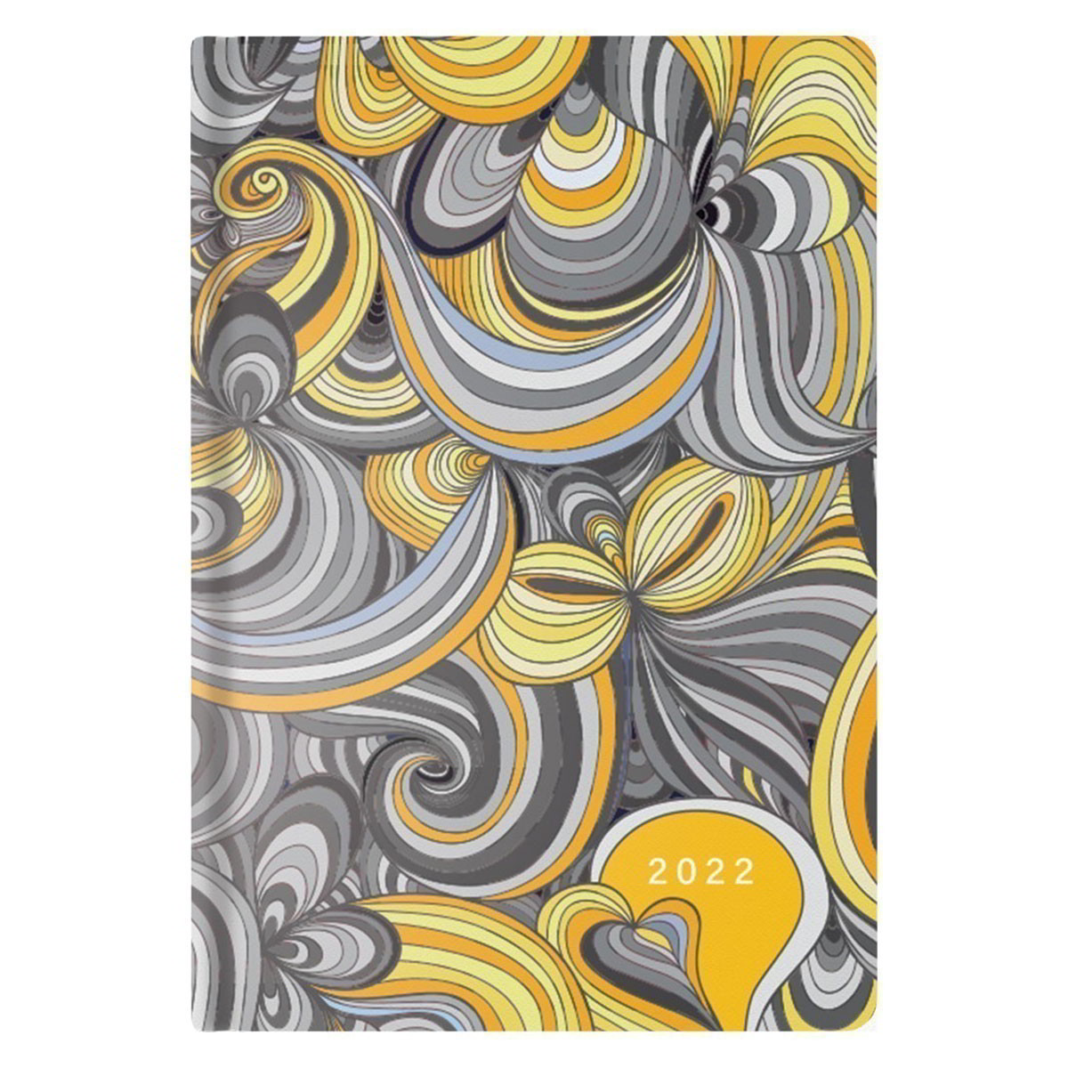 Toptimer Joy Flexi B6 2022 Heti naptár - Sárga/szürke (22T012F-005)