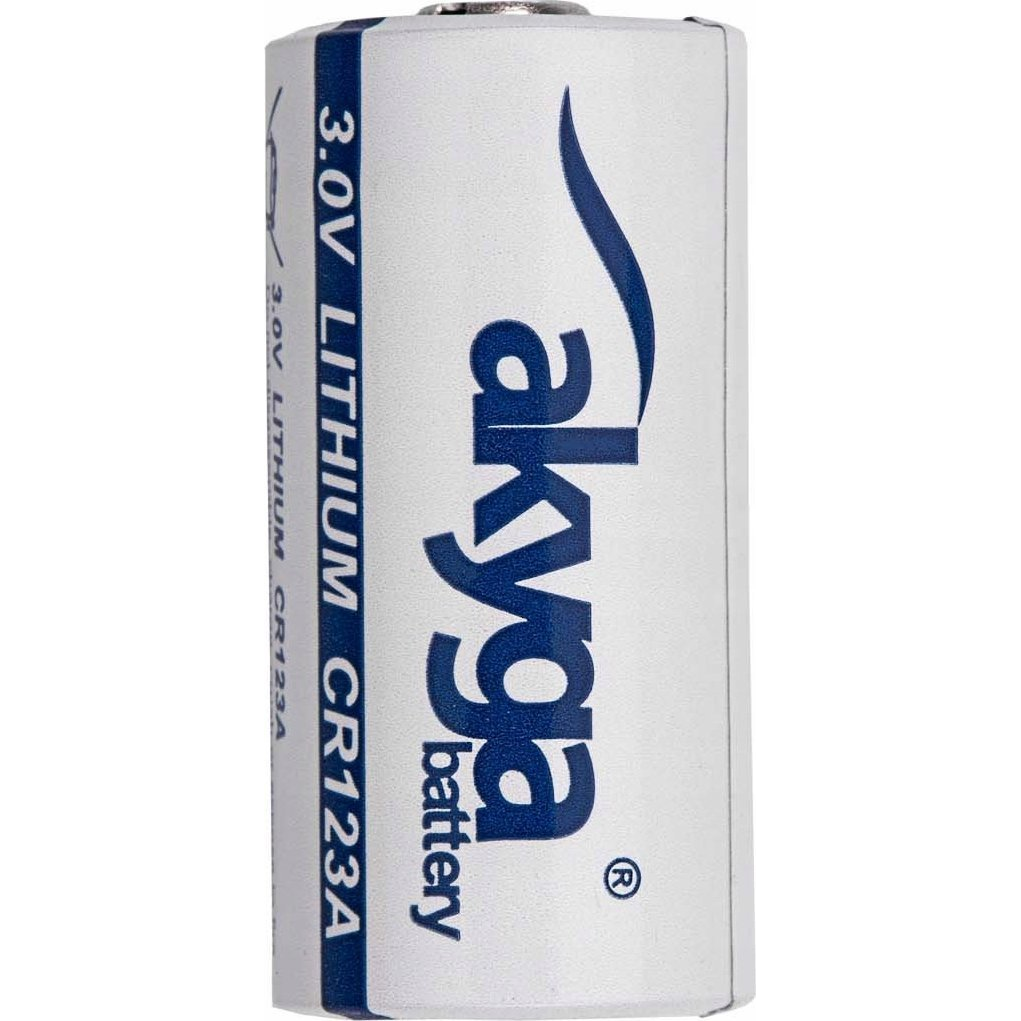 Lithum Battery Akyga AKY1235 CR123 Li-MnO2 3V / 1500mAh for High Temperature 85c (AKY1235)