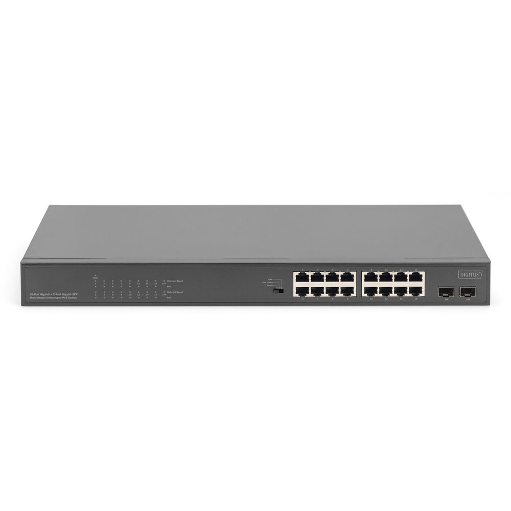 ZUB Digitus Gigabit Ethernet 16-port + 2 Combo (DN-95347-1)