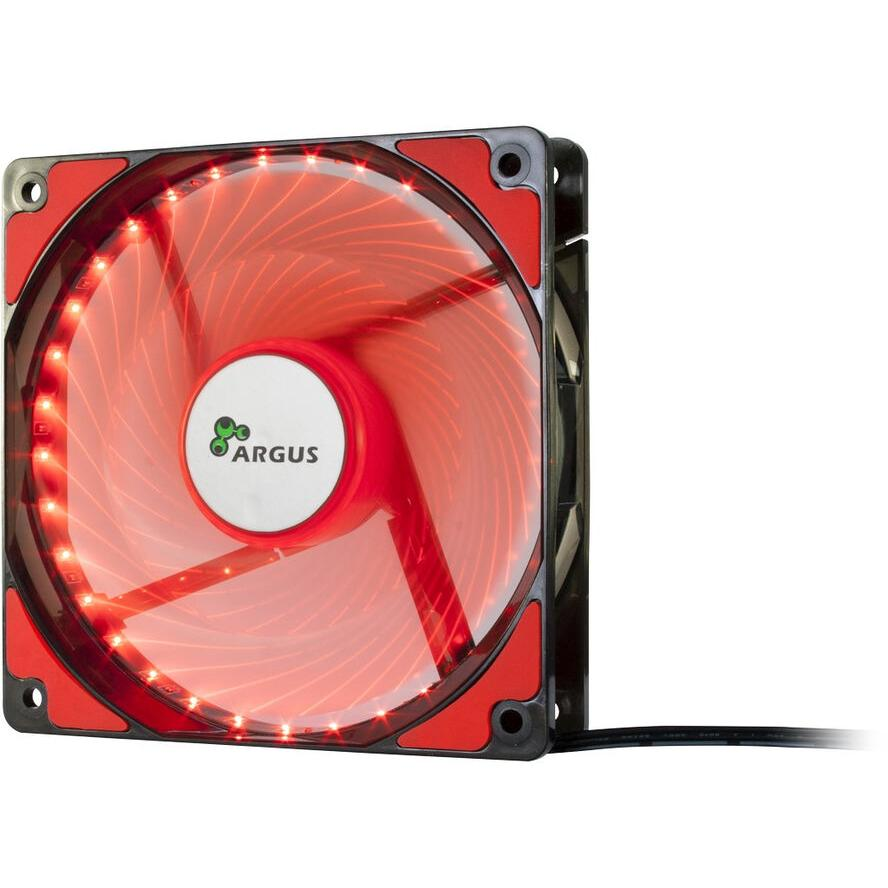 Inter-Tech L-12025 120mm rendszerhűtő Piros (88885413)