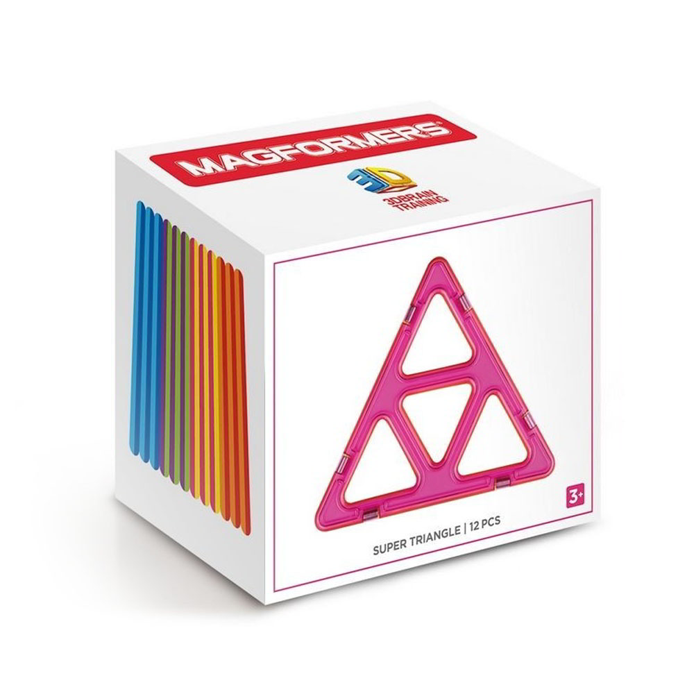 Magformers Super Triangles 12 darabos építő készlet (005-53215)