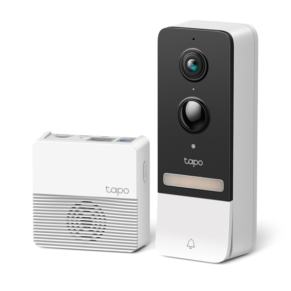 TP-Link Tapo D230S1 akkumulátorral működő kamerás ajtócsengő hubbal (TAPO D230S1)