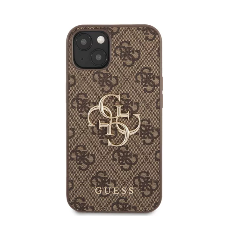 Guess Apple iPhone 13 Hátlapvédő tok - Barna (GUHCP13M4GMGBR)
