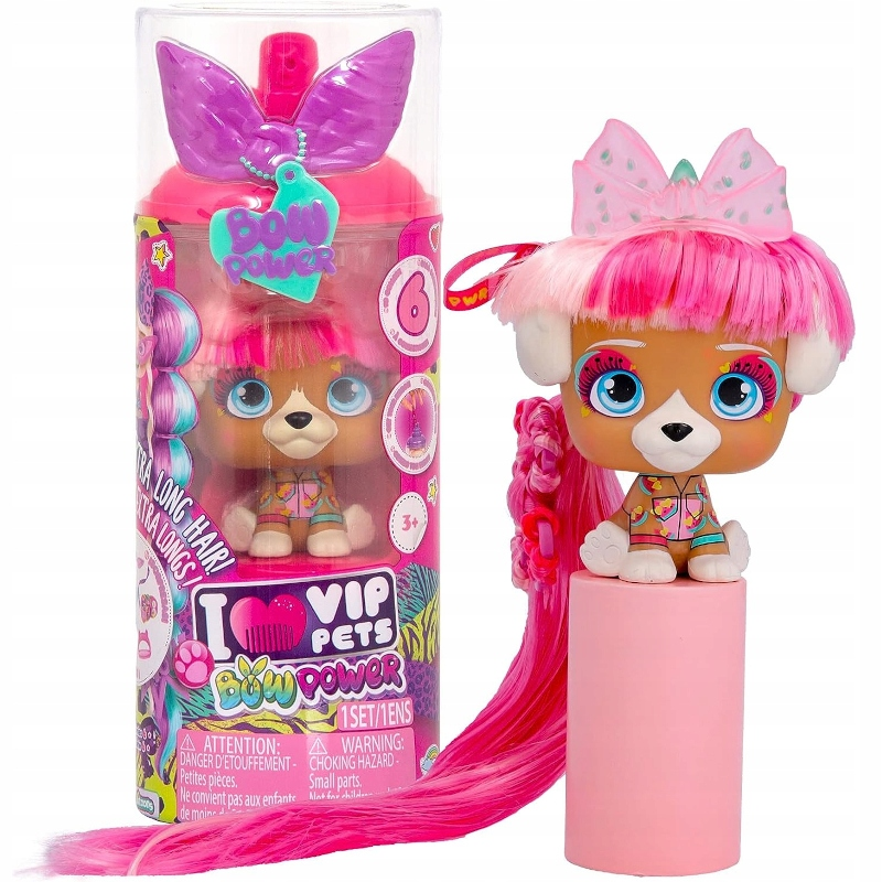 Imc Toys I Love VIP Pets Bow Power kutya figura - Juliet (IMC714786)