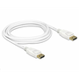 DeLock 84878 Displayport 1.2 apa -> Displayport apa kábel 3m fehér (84878)
