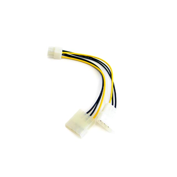 Adapter 5.25"-Stroom --> 6-pins (2x3) Goobay