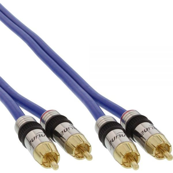 InLine 4043718018215 lydkabel 15 m 2 x RCA Sort