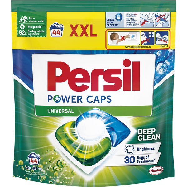 Универсални капсули за пране Persil Power Caps, 44 пранета