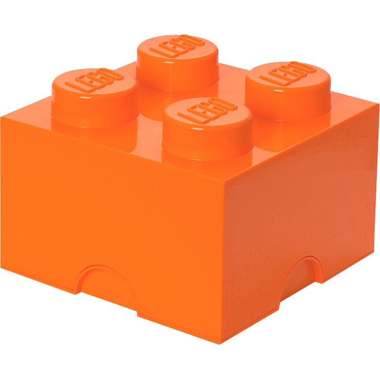LEGO 40031760 Tároló doboz 4 - Ragyogó narancs (40031760)