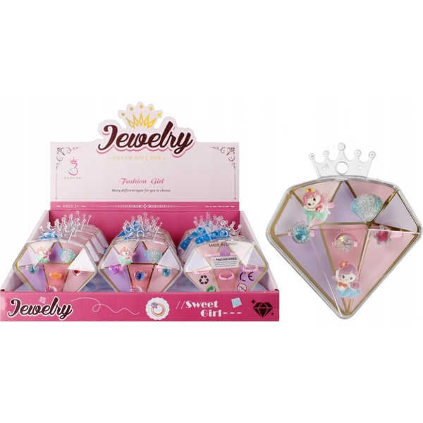 Mega Creative PIERSCIONEK 6SZT 10X11X6 MIX MC ETUI 12/108/216