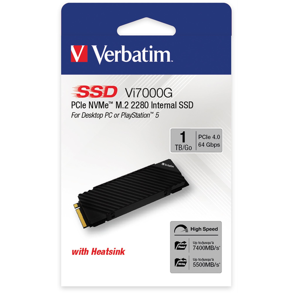 Verbatim Vi7000G 1TB M.2 NVMe SSD
