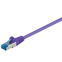 LAN kabel Patchcord CAT 6A s/ftp fialový 0,5m