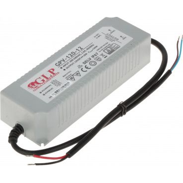 GLP GPV-120-12 12V/10A 120W IP67 LED tápegység