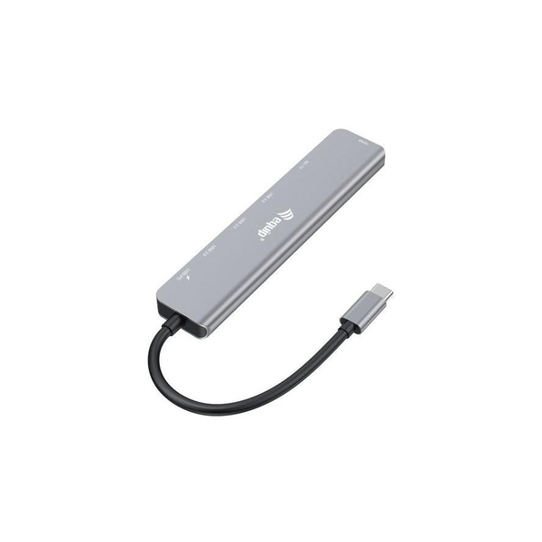 Equip 133494 base & duplicador de portas Com fios USB 3.2 Gen 1 (3.1 Gen 1) Type-C Prateado