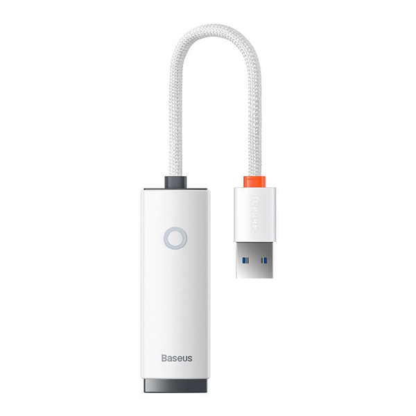 Baseus Lite Series USB – RJ45 hálózati adapter fehér (WKQX000102)