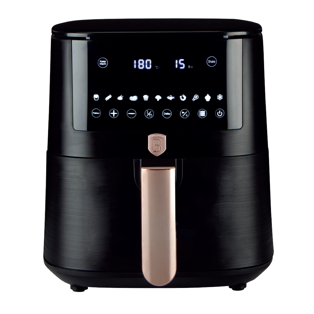 Berlinger Haus BH/9652 AirFryer Forrólevegős sütő 8L 1650 Watt - Fekete (BH/9652)