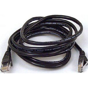 goobay Patch kábel Cat6 U/UTP lapos fekete 0,5m (95379)