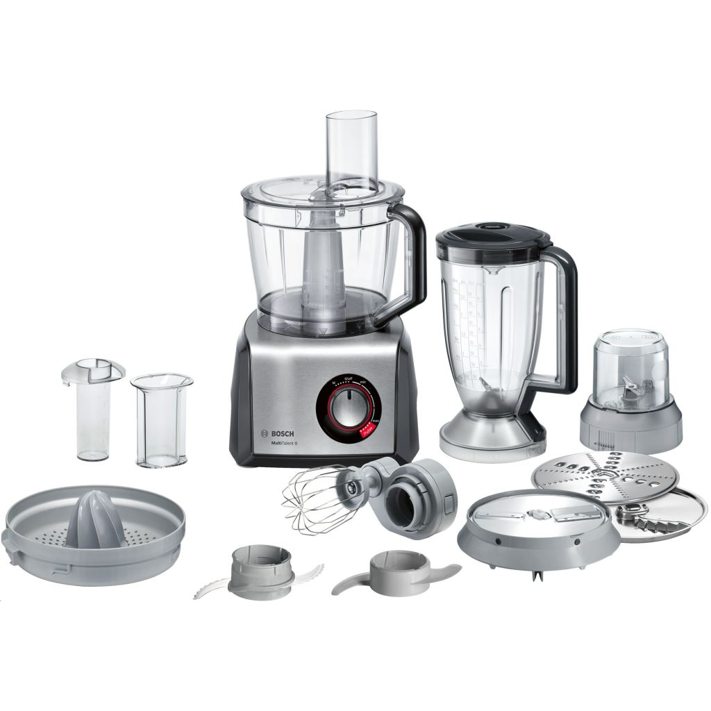 Bosch MC812M844 kompakt konyhai robogép fekete-szálcsiszolt nemesacél (MC812M844_)