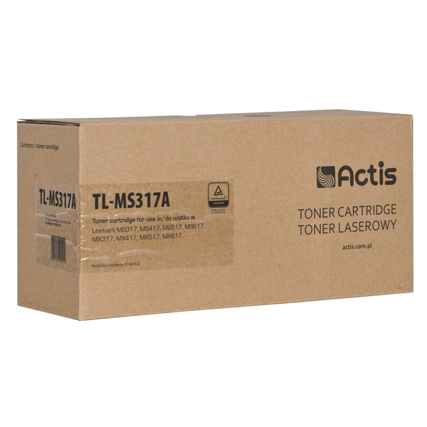 Actis TL-MS317A Тонер Lexmark 51B2000 Черно