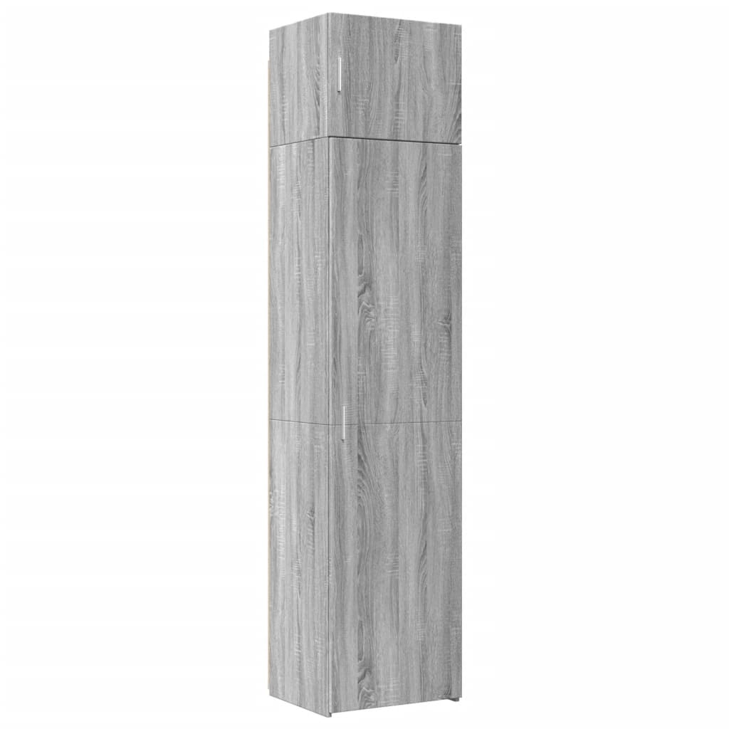 szürke sonoma szerelt fa vékony tárolószekrény 50x42,5x225 cm (3281306)