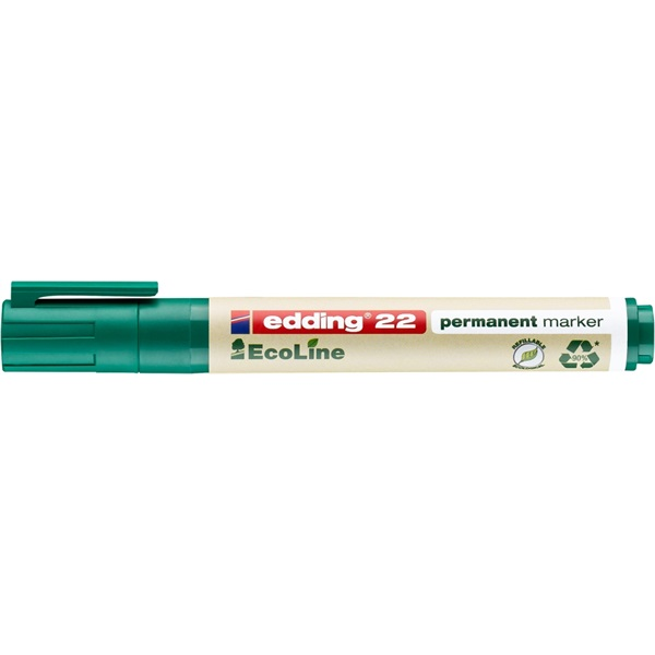 Edding 22 Ecoline zöld permanent marker (7580176003)