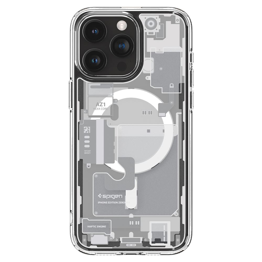 Spigen Ultra Hybrid Zero One (MagFit) iPhone 15 Pro Max tok fehér (ACS07034) (ACS07034)