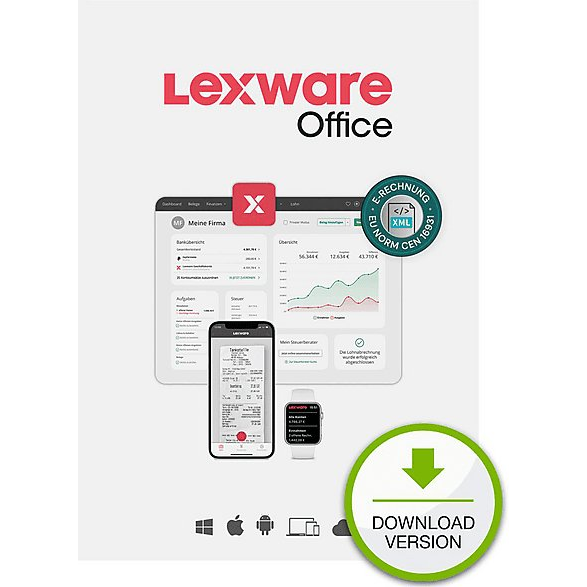 Lexware Office XL Finansiel analyse 1 licens(er) 1 År