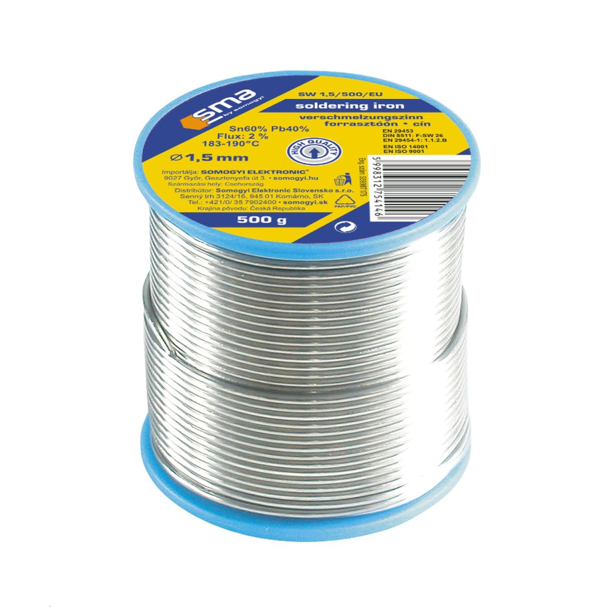 Somogyi Forrasztóón 1,5/500g (SW 1,5/500) (SW 1,5/500)