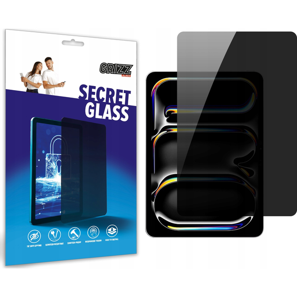  GrizzGlass Szkło prywatyzujące GrizzGlass SecretGlass do Apple iPad Pro 11" 2024 (5. generacji)