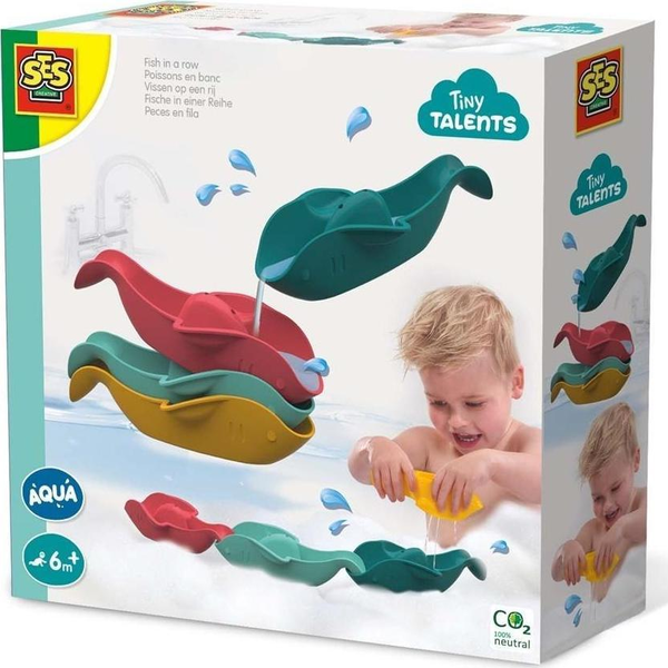 SES Creative Tiny Talents Fish in a row Animale per vasca Multicolore