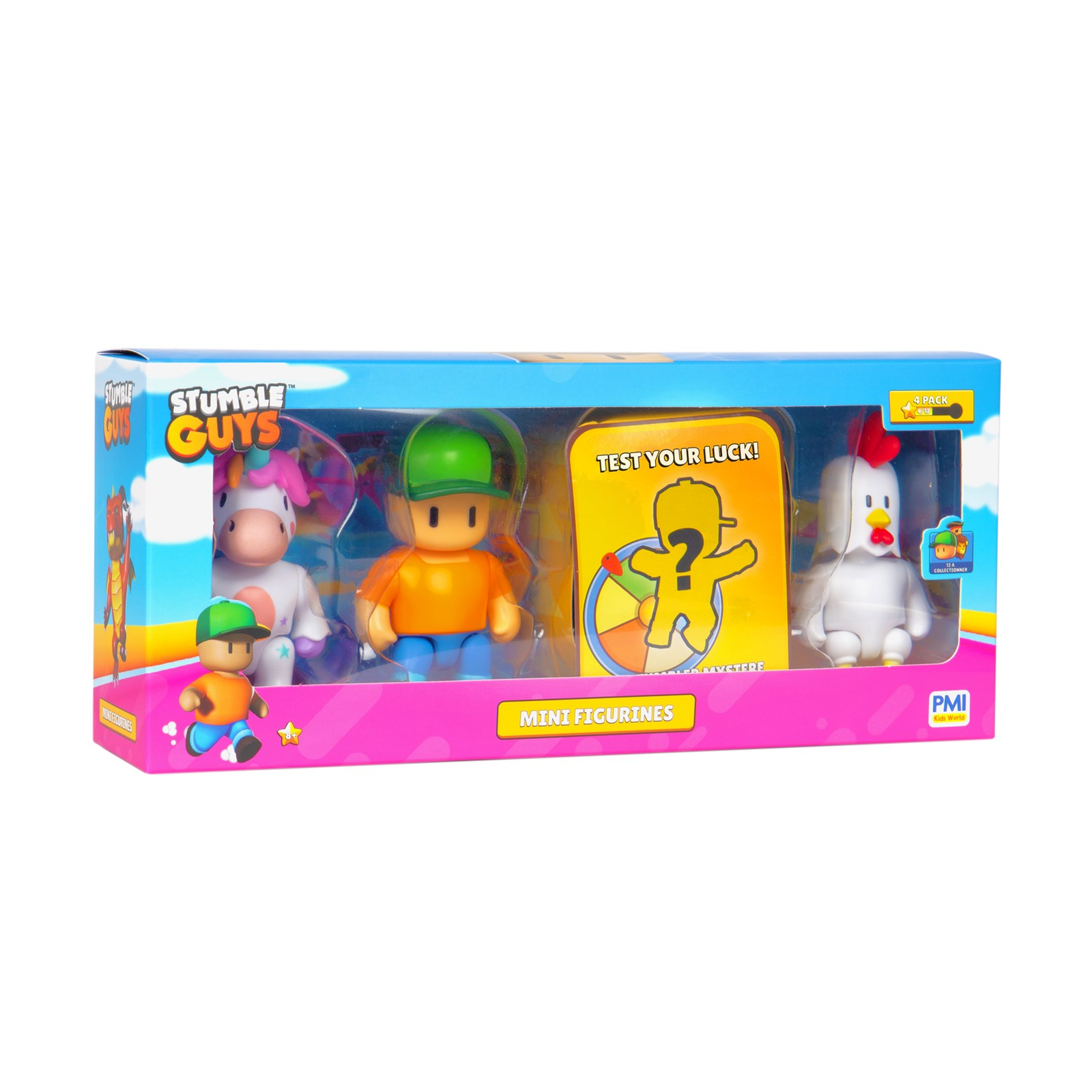 Stumble Guys Mini figura szett - B verzió (4db/csomag) (SG3004B)