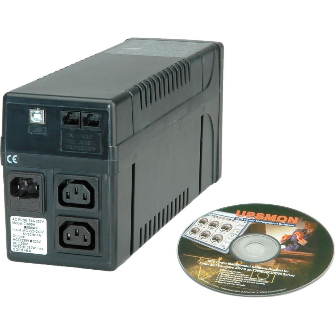 Value Megszakításmentes tápegység 400 VA (19.99.3424)