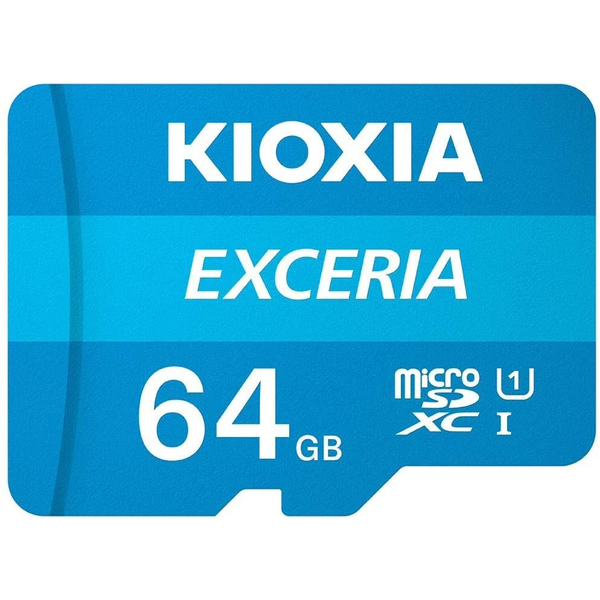 KIOXIA 64 GB micro SD XC Class 10 UHS-1 100MB/s paměťová karta pro telefon