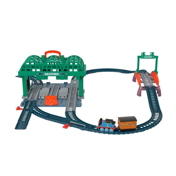 Fisher Price Thomas és barátai Knapford állomás vonat szett