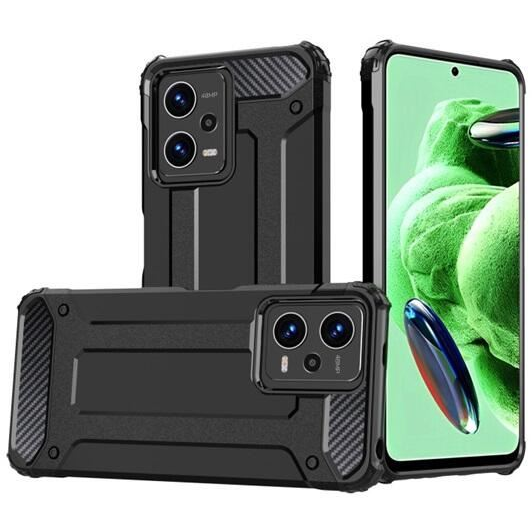 Gigapack Defender Xiaomi Poco X5 Pro 5G fémhatású tok fekete (GP-141214) (GP-141214)