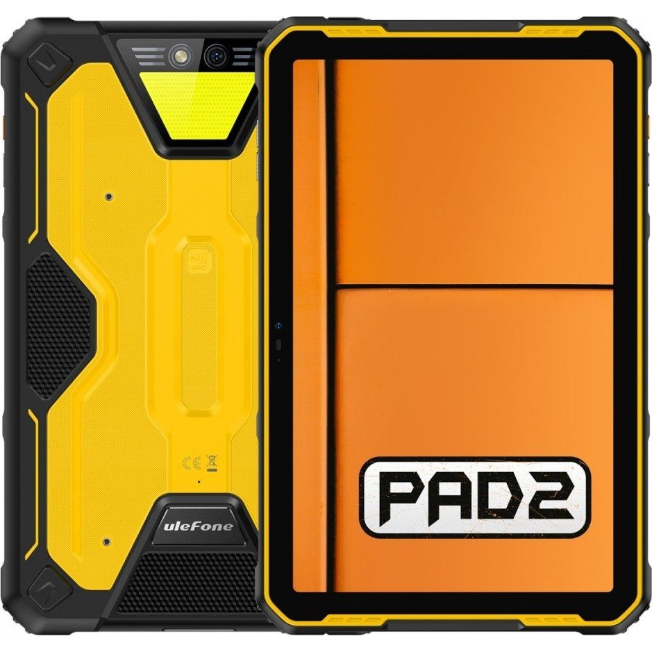 UleFone Armor Pad 2 Tablet 11" 8GB/256GB 4G Android Fekete/Sárga (UF-TAP2_NC/OE)
