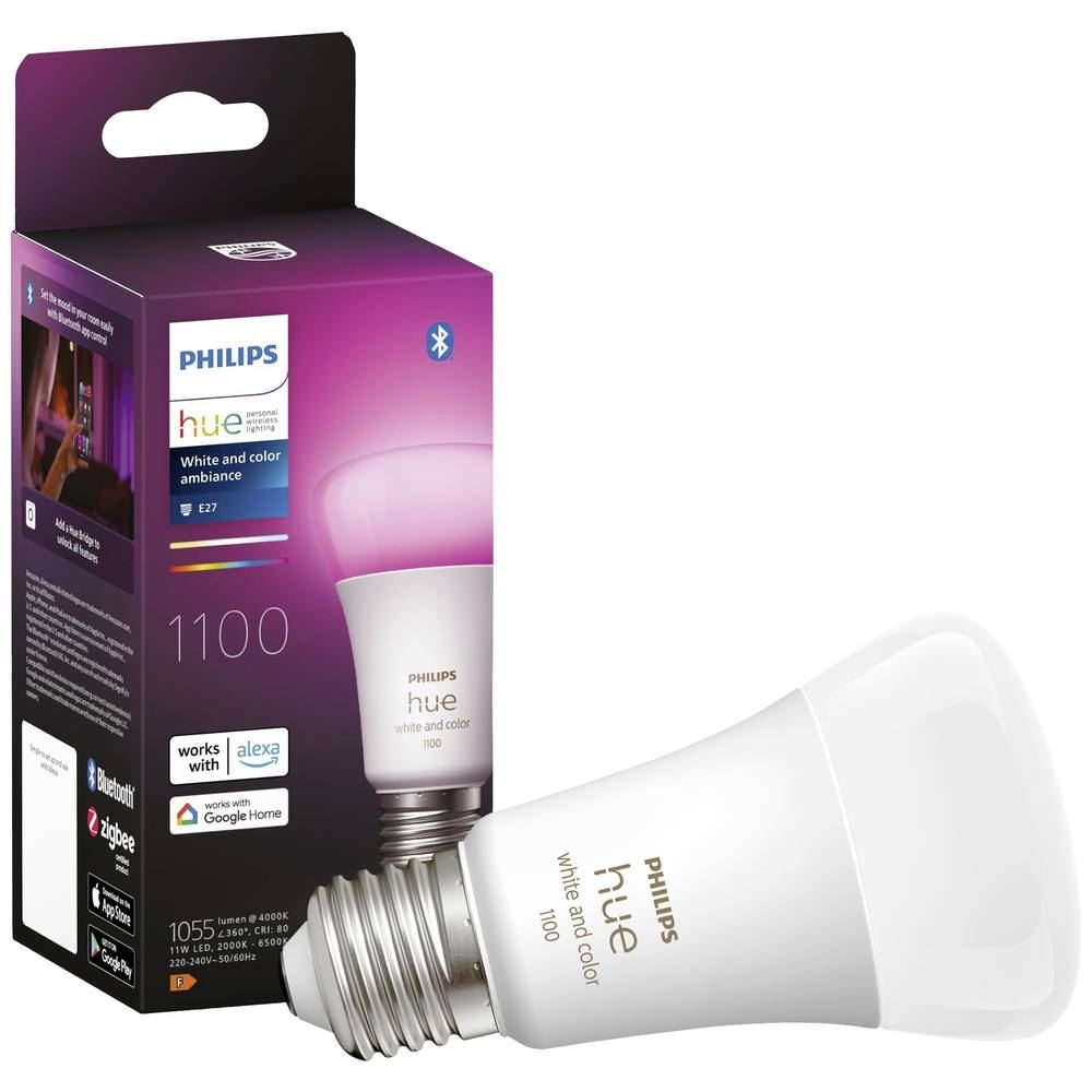 Philips Lighting Hue LED fényforrás White & Color Ambiance E27 75W Melegfehértől a hidegfehérig (871951429117100) (871951429117100)