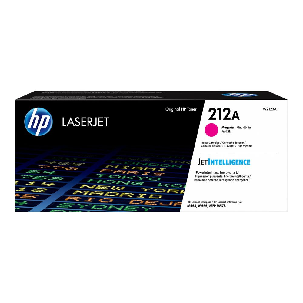HP 212A - magenta - original - LaserJet - toner cartridge (W2123A) (W2123A)