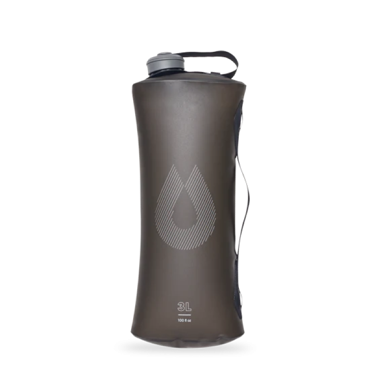 Hydrapak Seeker Műanyag Összezsugorítható Kulacs 3000ml - Szürkés barna (HYA823MN)