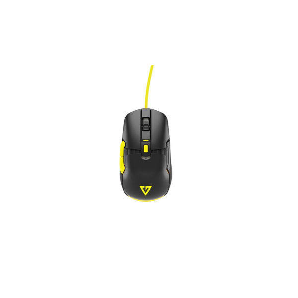 Modecom Volcano Jager Vezetékes Gaming Egér - Fekete/Sárga