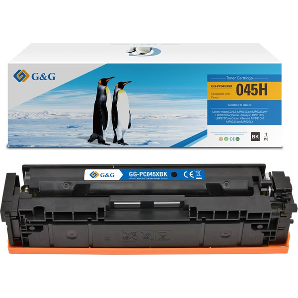 G&G Canon 045H fekete kompatibilis tonerkazetta 2800 oldal