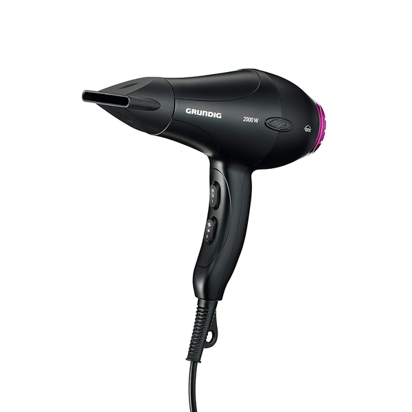 Grundig HD 5585 fén 2000 W Čierna, Červená