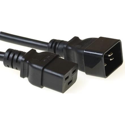 Microconnect PE141510 cavo di alimentazione Nero 1 m Accoppiatore C20 Accoppiatore C19