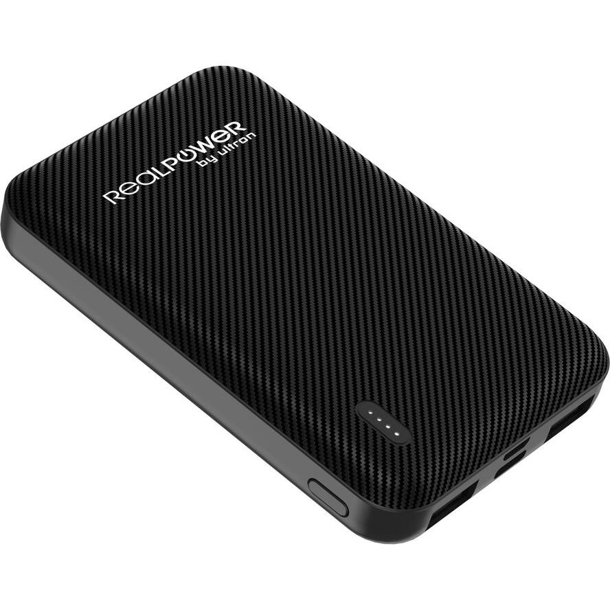 RealPower PB-5000 SE Power Bank 5000mAh - Fekete (415545)
