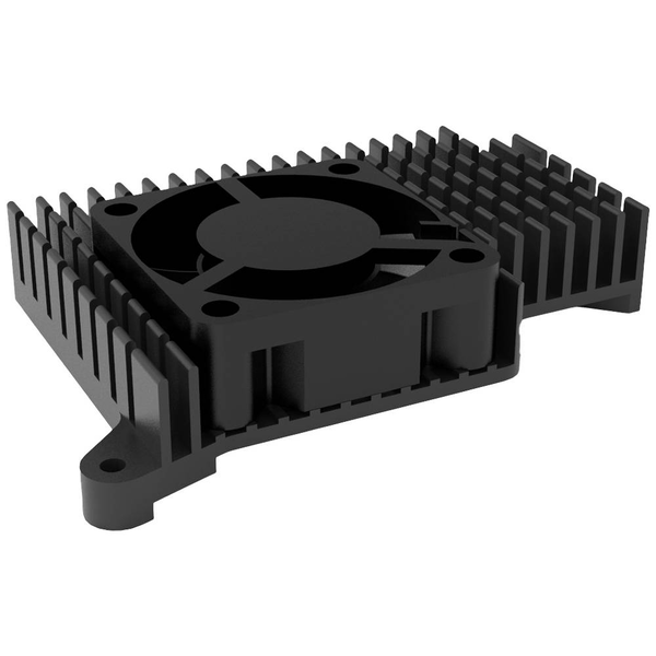Raspberry Pi cooling pad with fan, Raspberry Pi 5 B, black