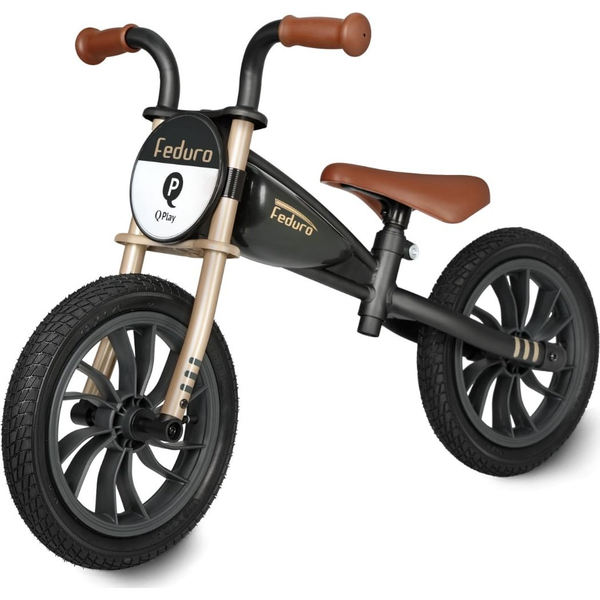 Qplay Tricikli Feduro Black/Golden, 3-6 Éves Korig