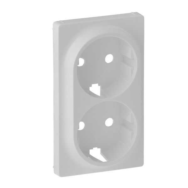 Legrand 754950 Valena Life fehér 2x2P+F csatlakozóaljzat burkolat (754950)