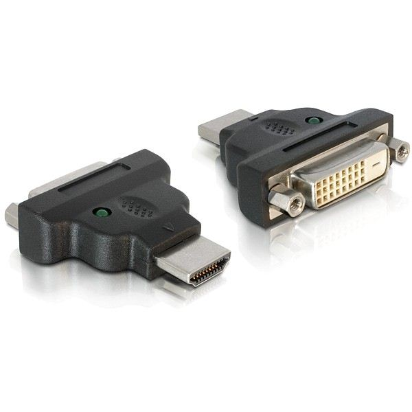 Delock DL65020 HDMI male -> DVI-25tűs female adapter (DL65020)