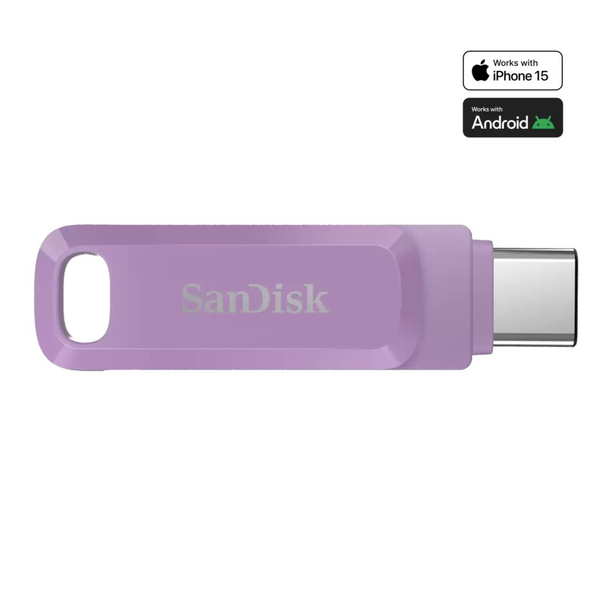 Pen Drive 128GB SanDisk Ultra Dual Drive GO lila (SDDDC3-128G-G46L)