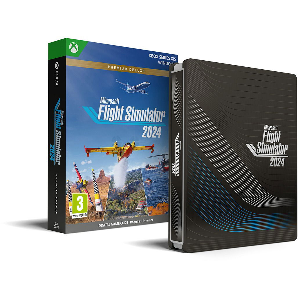 Microsoft Flight Simulator 2024 - Premium Deluxe Steelbook Edition - Xbox Series X|S / Windows (PC - Dobozos játék)